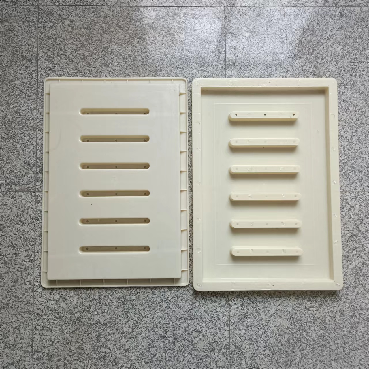 六孔雨水蓋60x40x3 RPC預制ABS材質下水蓋板模具